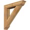 Ekena Millwork Traditional Traditional Rough Sawn Bracket w/ Offset Brace, Western Red Cedar, 8"W x 40"D x 40"H BKT0806X40X40TRA01RWR - alternate 1
